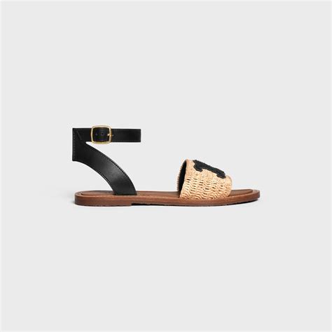 celine sandals flat|celine fur sandals buy online.